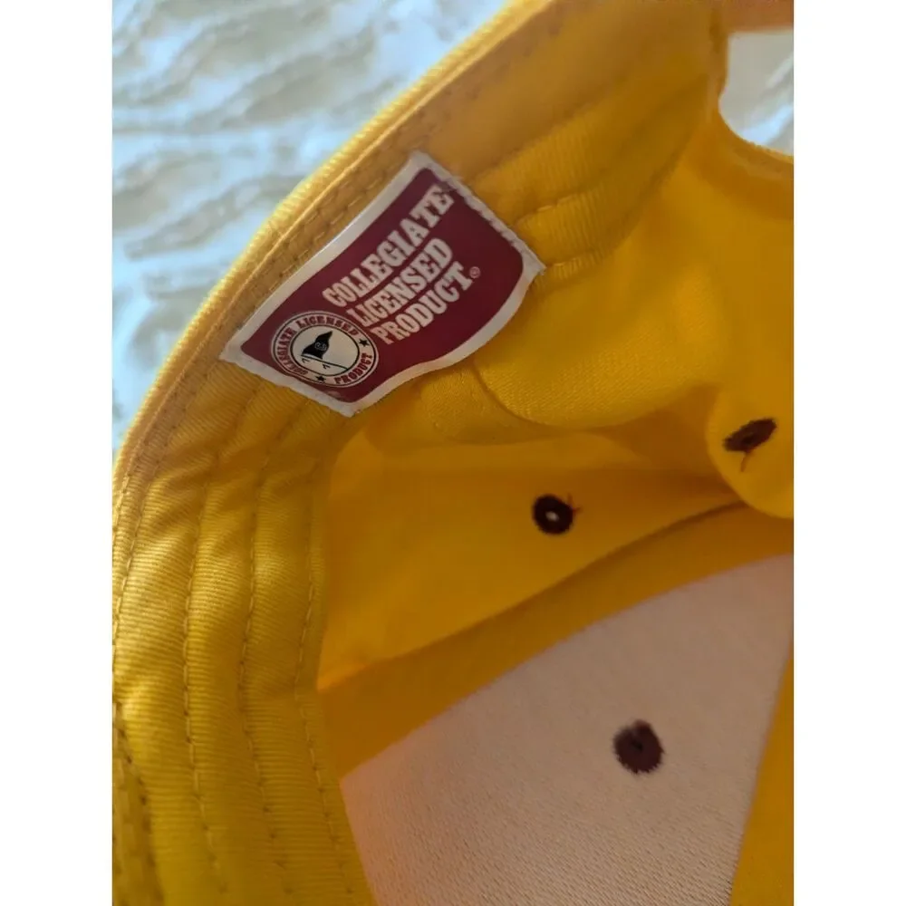 90's University of Southern California USC Trojan Hat Embroidered logo yellow